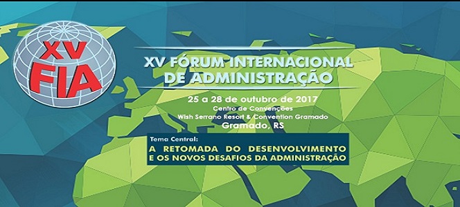 Já fez sua inscrição no XV Fórum Internacional de Administração? Já fez sua inscrição no XV Fórum Internacional de Administração?