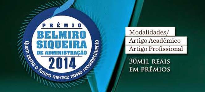 Inscrições abertas para o Prêmio Belmiro Siqueira 2014 Inscrições abertas para o Prêmio Belmiro Siqueira 2014