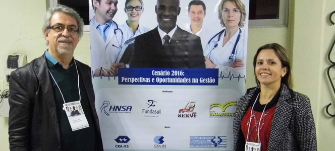 CRA-RS marca presença no III Seminário Regional de Administração em Saúde CRA-RS marca presença no III Seminário Regional de Administração em Saúde